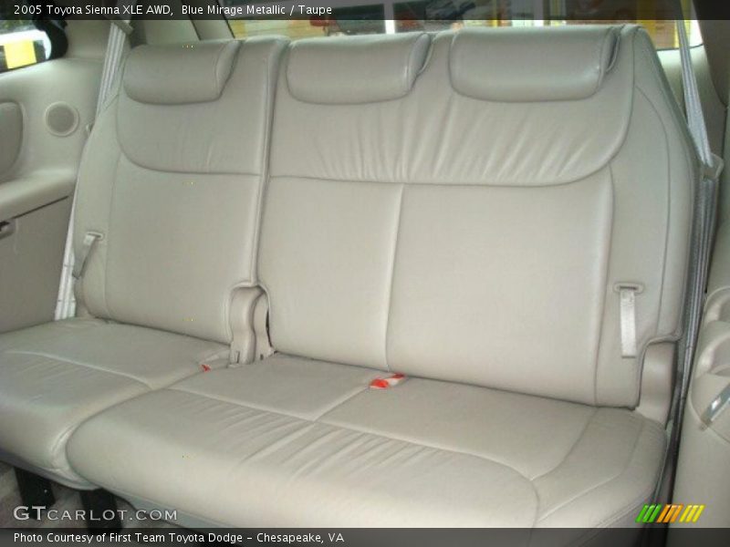 Blue Mirage Metallic / Taupe 2005 Toyota Sienna XLE AWD