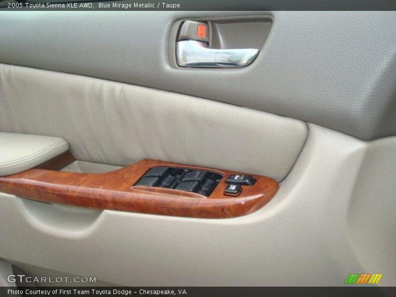 Blue Mirage Metallic / Taupe 2005 Toyota Sienna XLE AWD