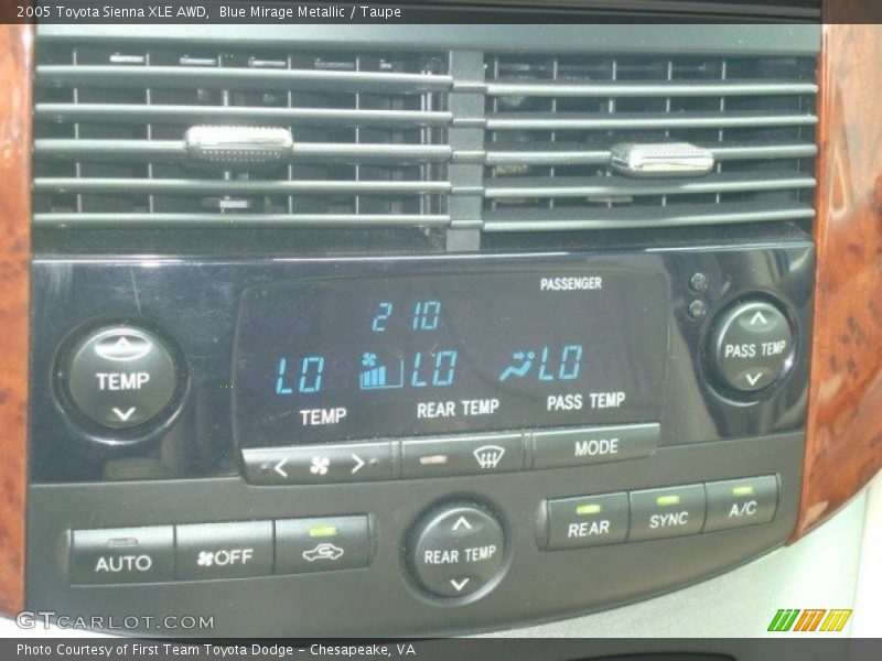 Blue Mirage Metallic / Taupe 2005 Toyota Sienna XLE AWD