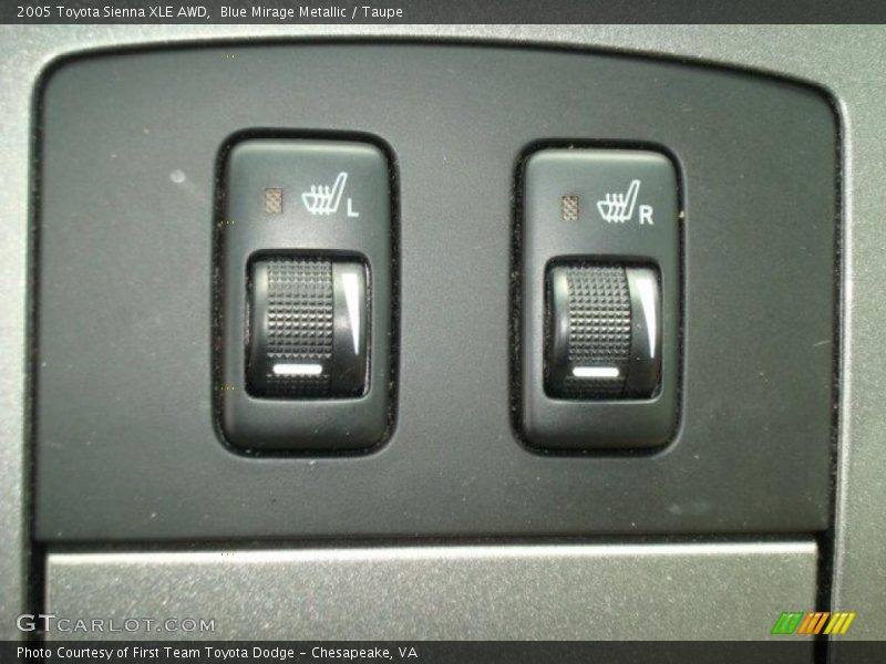 Blue Mirage Metallic / Taupe 2005 Toyota Sienna XLE AWD