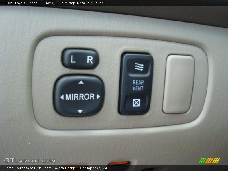 Blue Mirage Metallic / Taupe 2005 Toyota Sienna XLE AWD