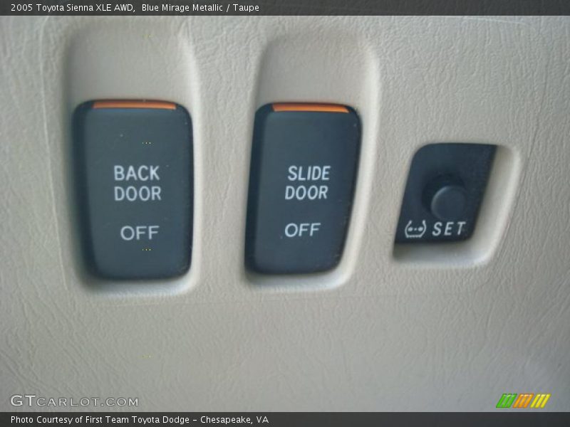 Blue Mirage Metallic / Taupe 2005 Toyota Sienna XLE AWD