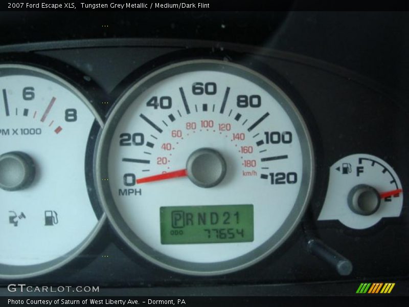 Tungsten Grey Metallic / Medium/Dark Flint 2007 Ford Escape XLS