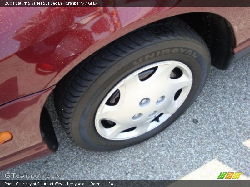 Cranberry / Gray 2001 Saturn S Series SL1 Sedan