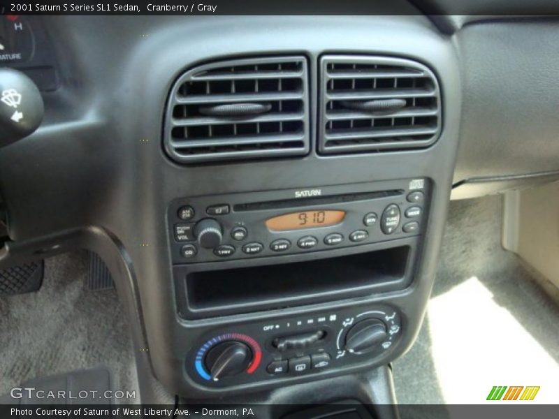 Cranberry / Gray 2001 Saturn S Series SL1 Sedan