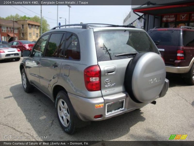 Everglade Green Metallic / Taupe 2004 Toyota RAV4 4WD
