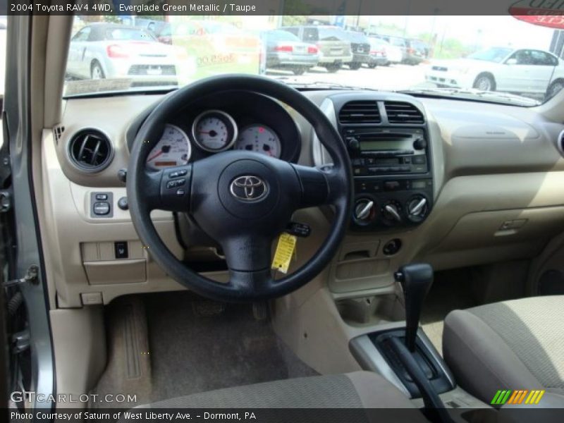 Everglade Green Metallic / Taupe 2004 Toyota RAV4 4WD