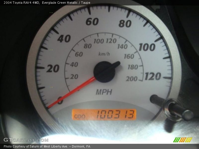 Everglade Green Metallic / Taupe 2004 Toyota RAV4 4WD