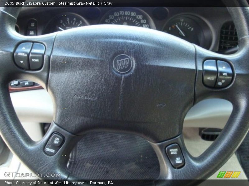 Steelmist Gray Metallic / Gray 2005 Buick LeSabre Custom