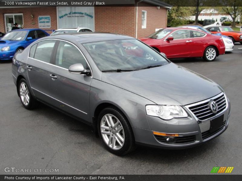 United Gray / Black 2008 Volkswagen Passat Lux Sedan