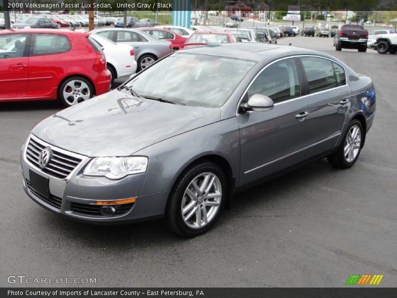 United Gray / Black 2008 Volkswagen Passat Lux Sedan