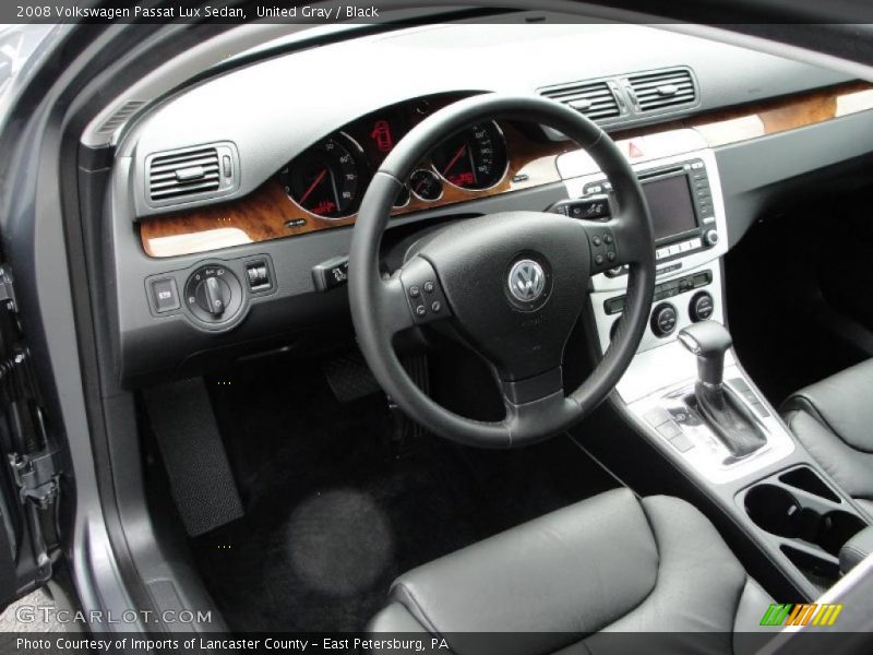 United Gray / Black 2008 Volkswagen Passat Lux Sedan
