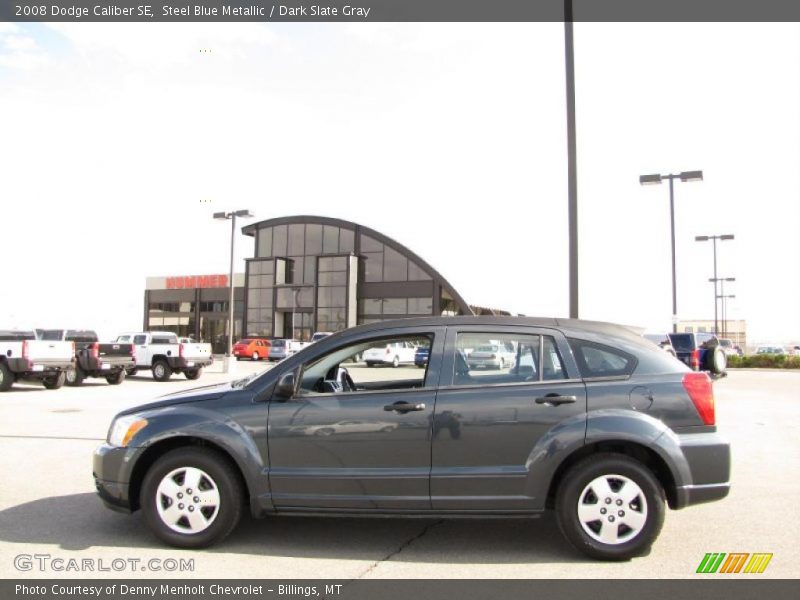 Steel Blue Metallic / Dark Slate Gray 2008 Dodge Caliber SE
