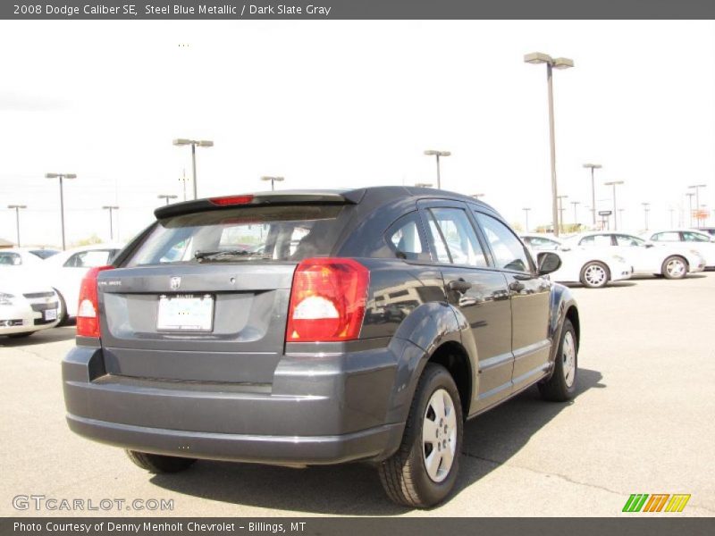 Steel Blue Metallic / Dark Slate Gray 2008 Dodge Caliber SE