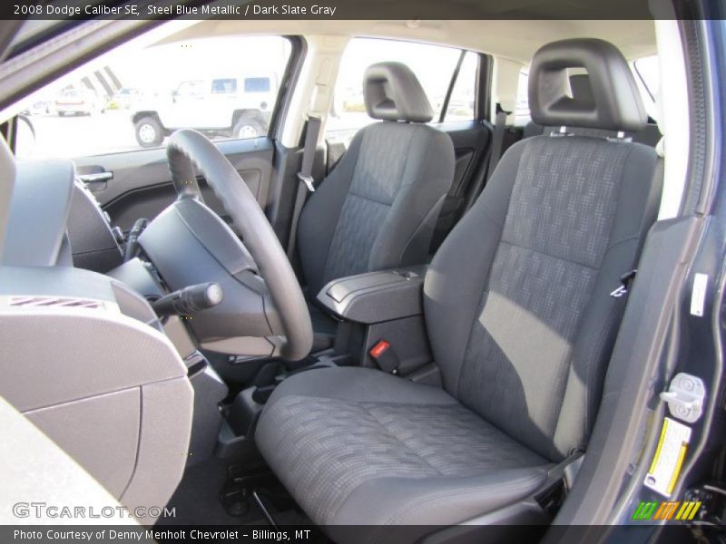 Steel Blue Metallic / Dark Slate Gray 2008 Dodge Caliber SE