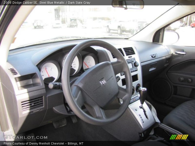 Steel Blue Metallic / Dark Slate Gray 2008 Dodge Caliber SE