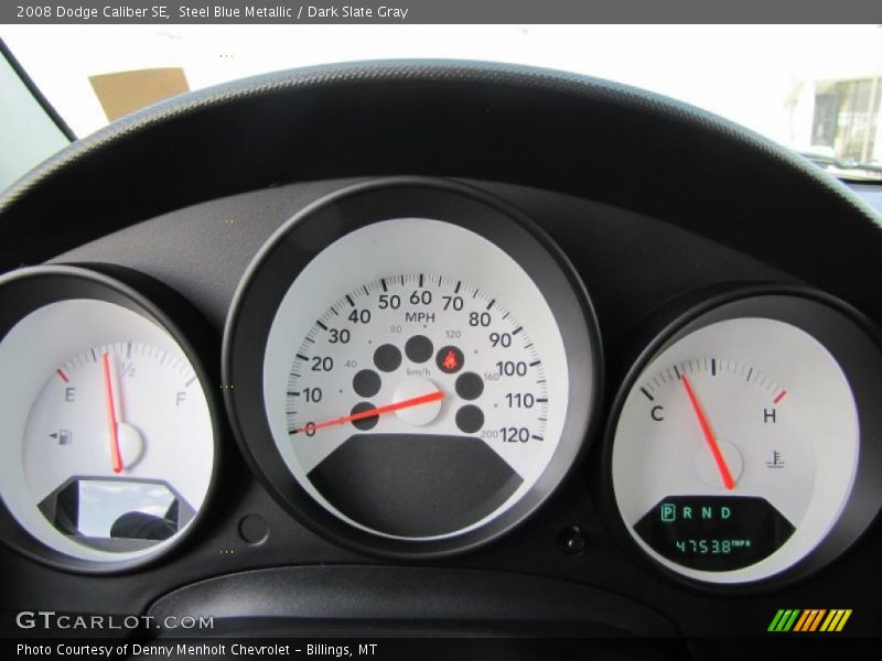 Steel Blue Metallic / Dark Slate Gray 2008 Dodge Caliber SE