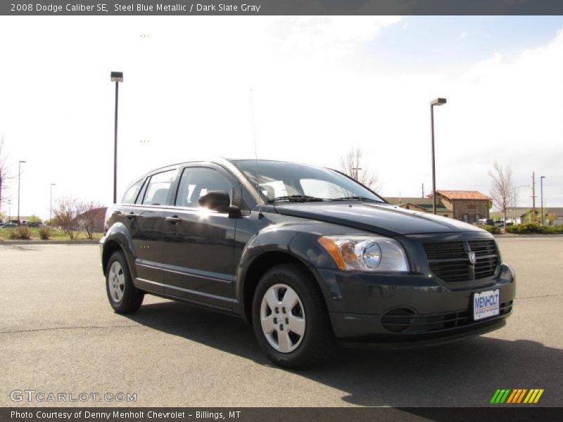 Steel Blue Metallic / Dark Slate Gray 2008 Dodge Caliber SE