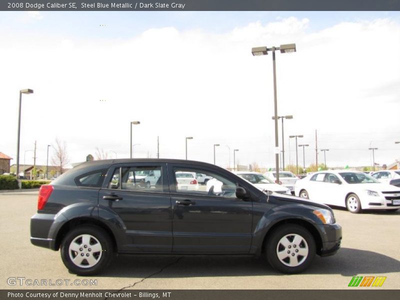 Steel Blue Metallic / Dark Slate Gray 2008 Dodge Caliber SE