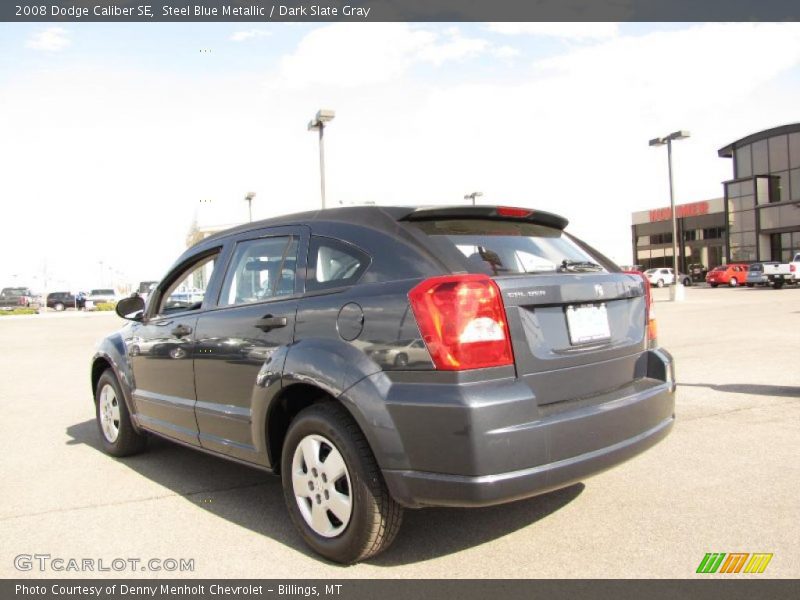 Steel Blue Metallic / Dark Slate Gray 2008 Dodge Caliber SE