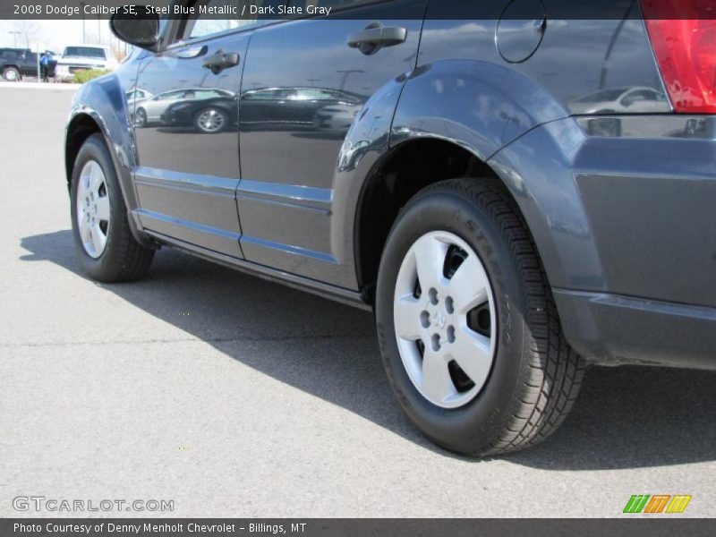 Steel Blue Metallic / Dark Slate Gray 2008 Dodge Caliber SE