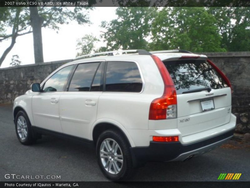 Ice White / Taupe 2007 Volvo XC90 V8 AWD