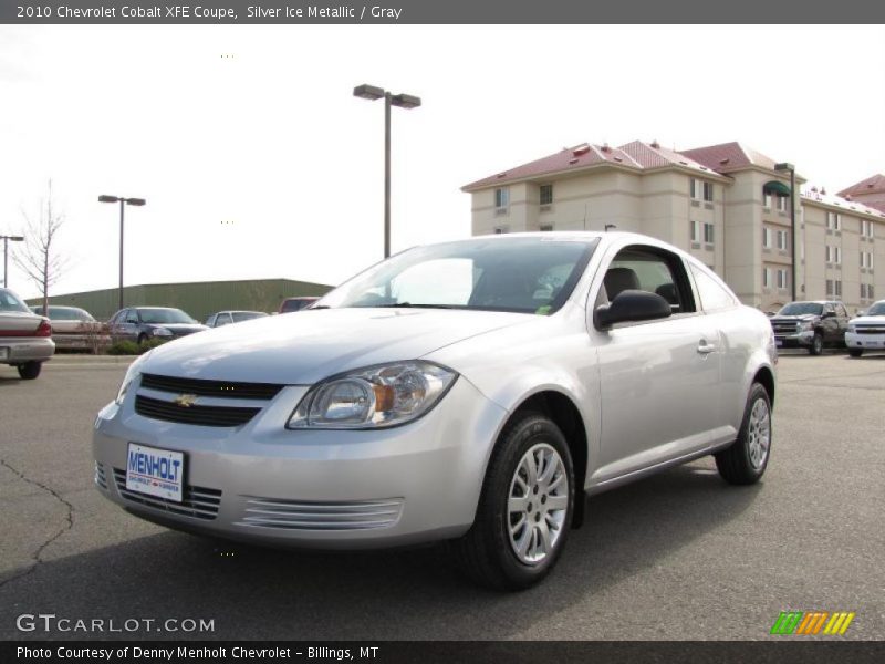 Silver Ice Metallic / Gray 2010 Chevrolet Cobalt XFE Coupe