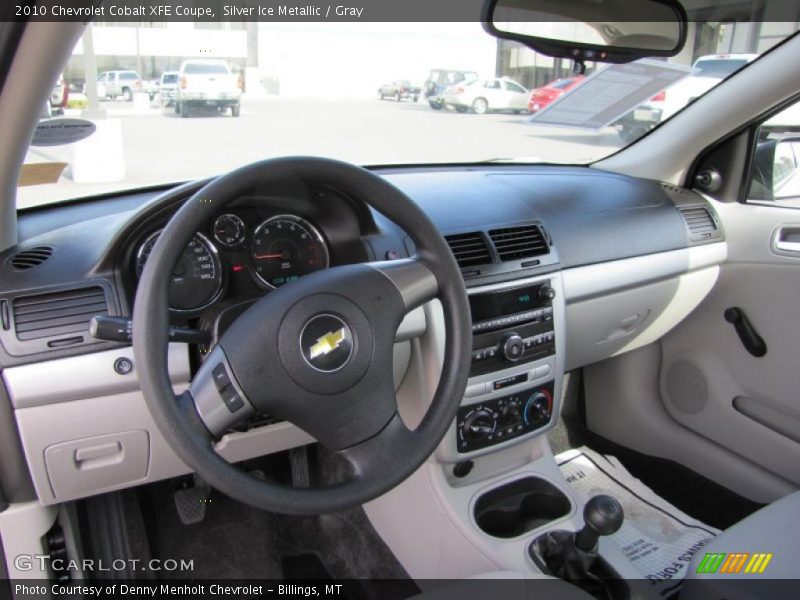 Silver Ice Metallic / Gray 2010 Chevrolet Cobalt XFE Coupe