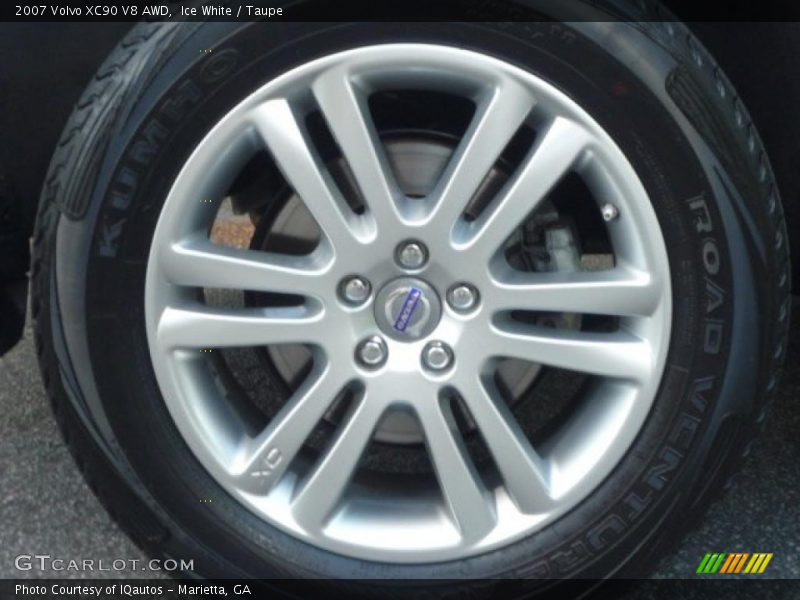 Ice White / Taupe 2007 Volvo XC90 V8 AWD
