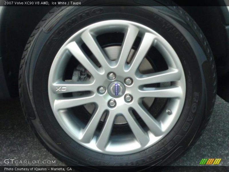 Ice White / Taupe 2007 Volvo XC90 V8 AWD