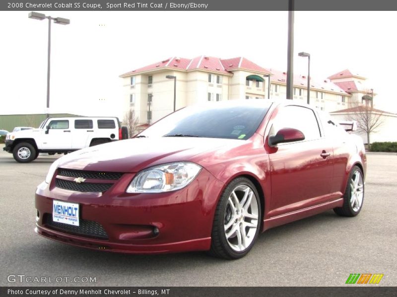 Sport Red Tint Coat / Ebony/Ebony 2008 Chevrolet Cobalt SS Coupe