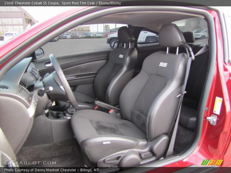 Sport Red Tint Coat / Ebony/Ebony 2008 Chevrolet Cobalt SS Coupe