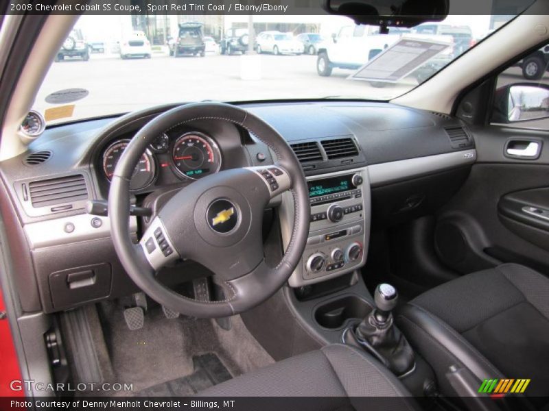 Sport Red Tint Coat / Ebony/Ebony 2008 Chevrolet Cobalt SS Coupe