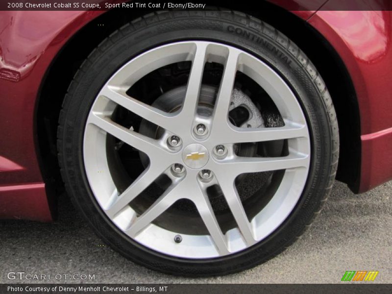 Sport Red Tint Coat / Ebony/Ebony 2008 Chevrolet Cobalt SS Coupe