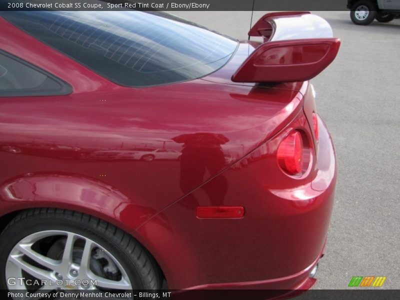 Sport Red Tint Coat / Ebony/Ebony 2008 Chevrolet Cobalt SS Coupe