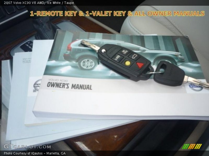 Ice White / Taupe 2007 Volvo XC90 V8 AWD