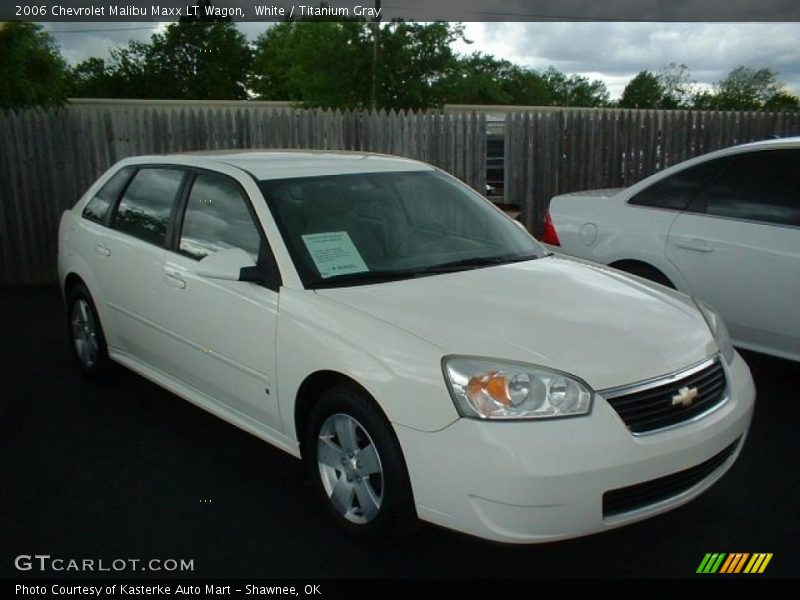 White / Titanium Gray 2006 Chevrolet Malibu Maxx LT Wagon