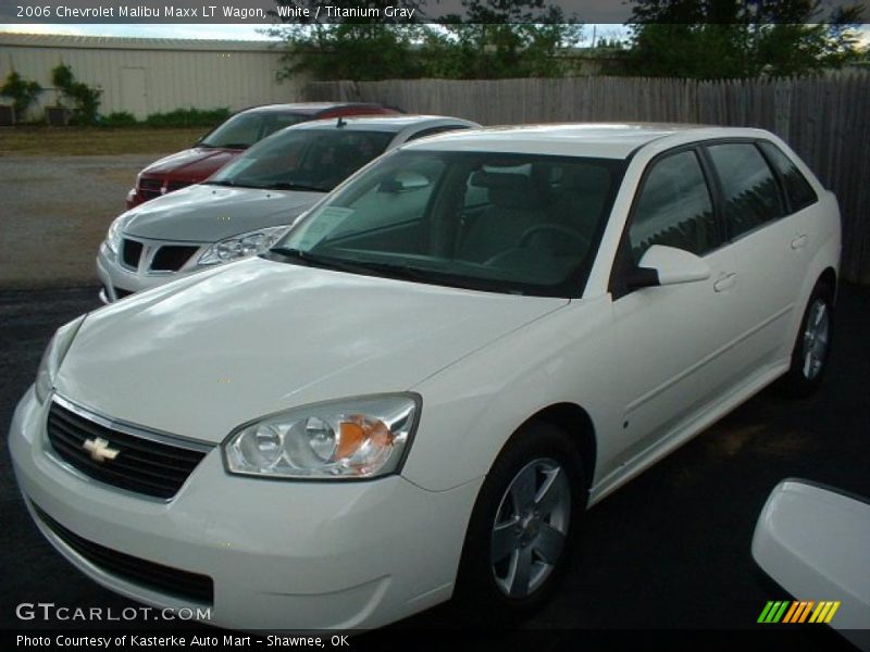 White / Titanium Gray 2006 Chevrolet Malibu Maxx LT Wagon