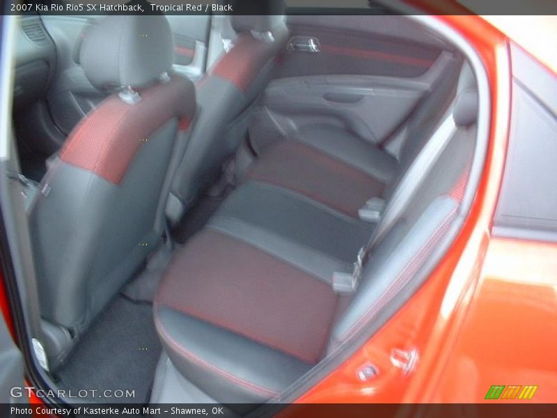 Tropical Red / Black 2007 Kia Rio Rio5 SX Hatchback