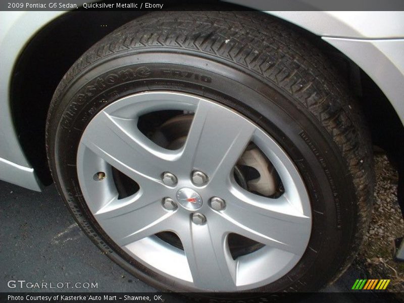 Quicksilver Metallic / Ebony 2009 Pontiac G6 Sedan