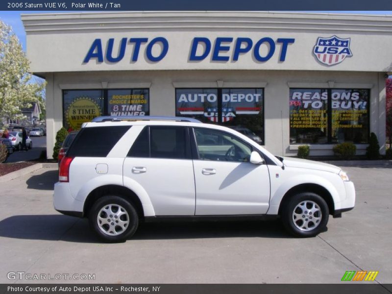Polar White / Tan 2006 Saturn VUE V6