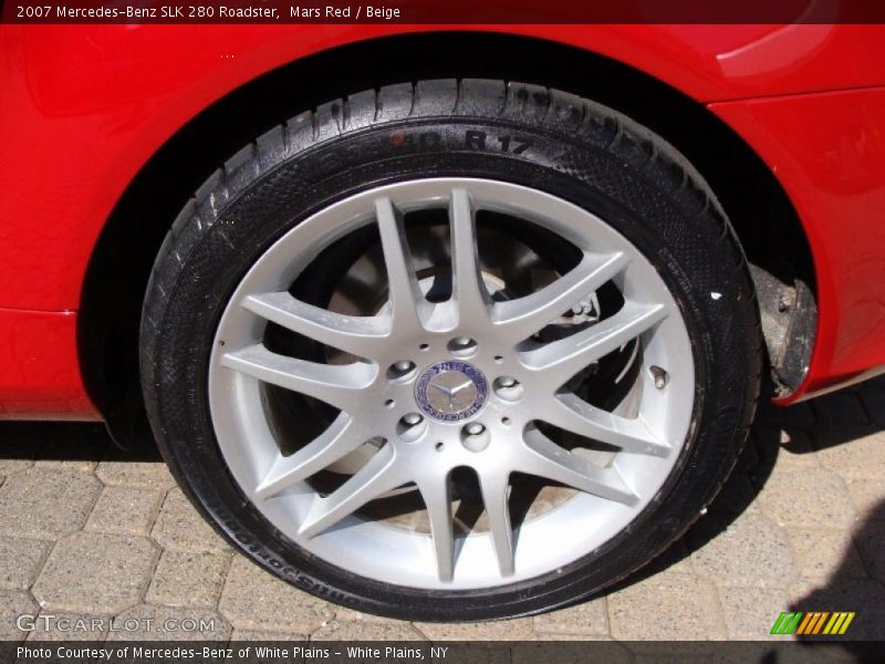Mars Red / Beige 2007 Mercedes-Benz SLK 280 Roadster
