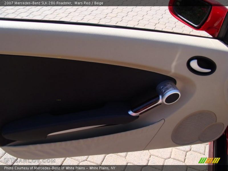 Mars Red / Beige 2007 Mercedes-Benz SLK 280 Roadster