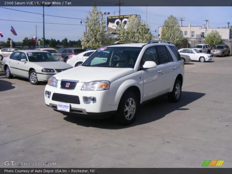 Polar White / Tan 2006 Saturn VUE V6