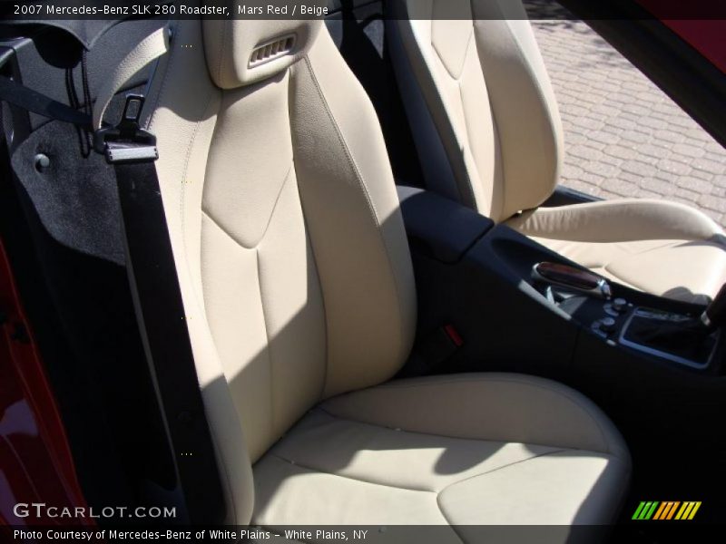 Mars Red / Beige 2007 Mercedes-Benz SLK 280 Roadster
