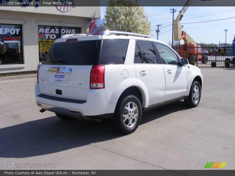 Polar White / Tan 2006 Saturn VUE V6