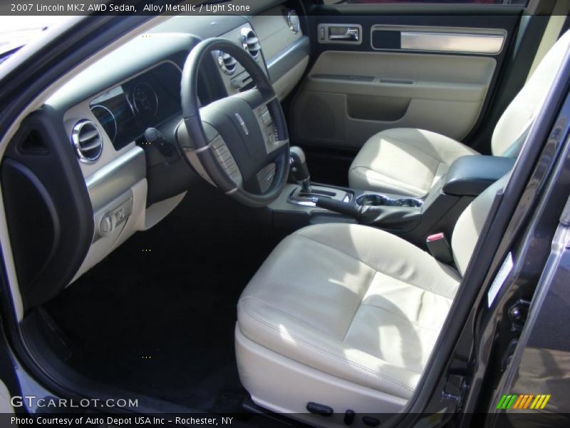 Alloy Metallic / Light Stone 2007 Lincoln MKZ AWD Sedan