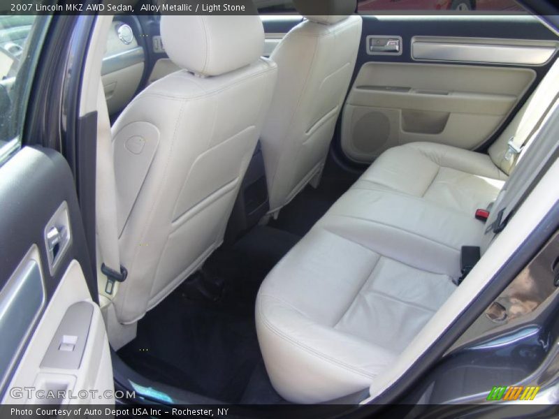 Alloy Metallic / Light Stone 2007 Lincoln MKZ AWD Sedan