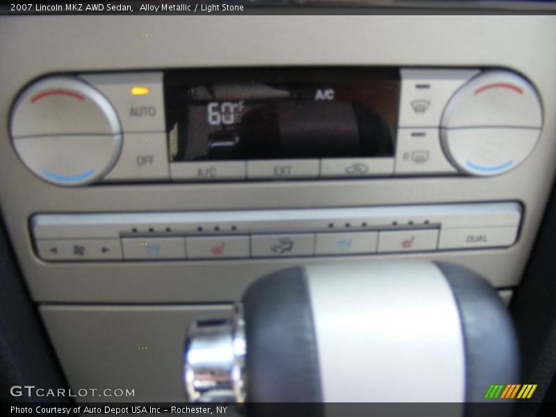 Alloy Metallic / Light Stone 2007 Lincoln MKZ AWD Sedan