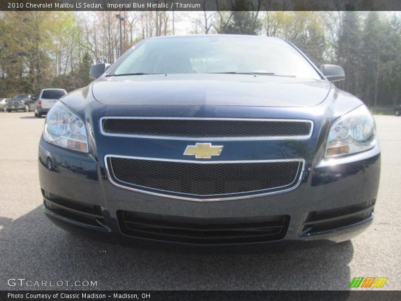 Imperial Blue Metallic / Titanium 2010 Chevrolet Malibu LS Sedan